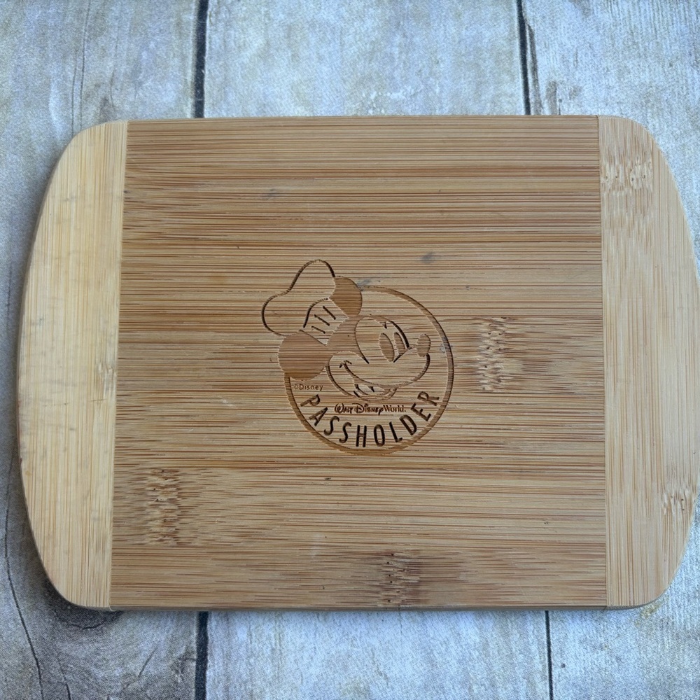 Disney Bamboo Cutting Board with Engraved Design